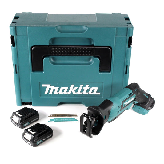 Makita JR 103 DAJ Säbelsäge 10,8 V im MakPac mit 2x 2,0 Ah Akku - ohne Ladegerät - Toolbrothers