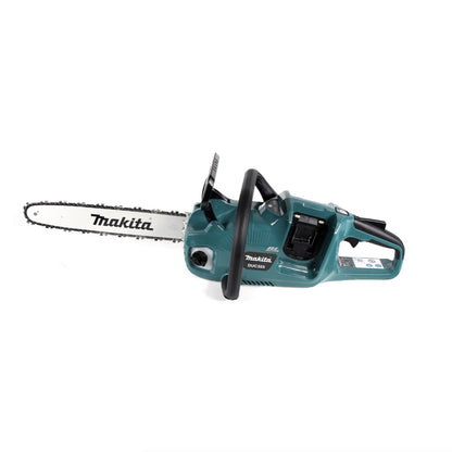 Makita DUC 355 PM4 Akku Kettensäge 36V ( 2x18V ) Brushless 35 cm + 4x 4,0 Ah Akku + Doppelladegerät - Toolbrothers