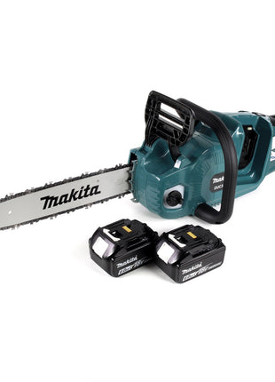 Makita DUC 355 G2 Akku Kettensäge 36V ( 2x18V ) Brushless 35 cm + 2x 6,0 Ah Akku - ohne Ladegerät - Toolbrothers