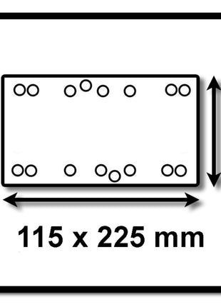 Festool Schleifschuh SSH STF 115x225/10 ( 483679 ) für Rutscher RS 200, Rs 2, RS 100, RS 1 - Toolbrothers