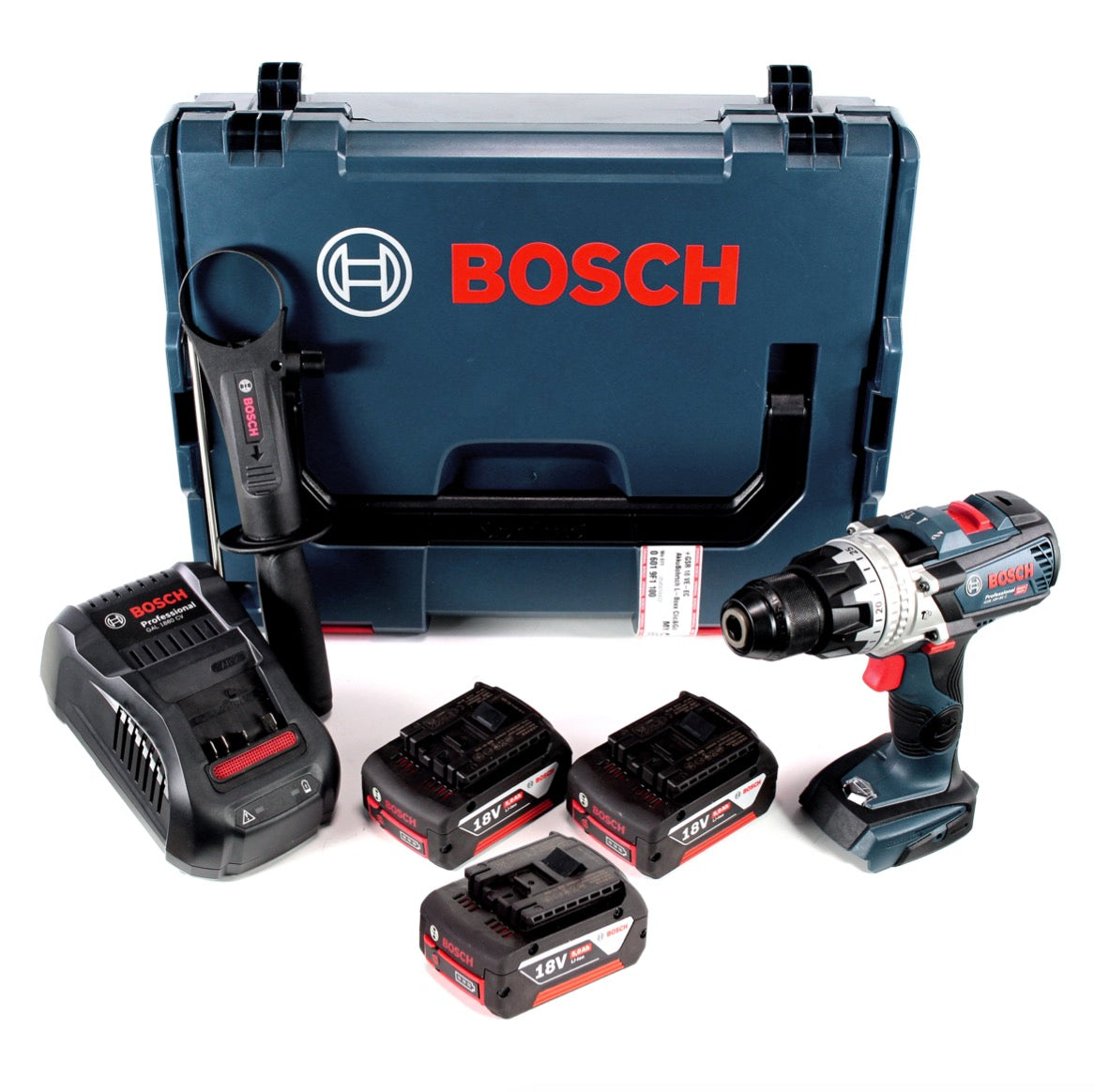 Bosch GSB 18V-85 C Akku Schlagbohrschrauber 18V 85Nm 1/2" Brushless + 3x Akku 5,0Ah + Ladegerät + L-Boxx - Toolbrothers