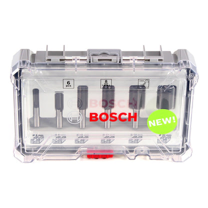 Bosch Nutfräser Set 8 mm 6 tlg. + Koffer ( 2607017466 ) für Oberfräse - Toolbrothers