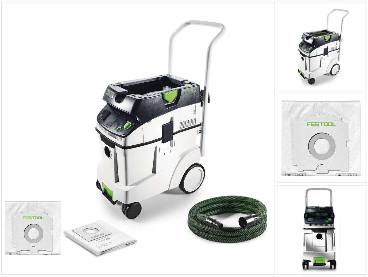 Festool CTL 48 E CLEANTEC Absaugmobil 48l Staubkl. L ( 574975 ) + Filtersack SC-FIS-CT - Toolbrothers