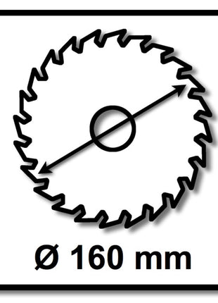 Festool Feinzahn Kreissägeblatt HW 160 x 20 x 2,2 mm W48 160 mm 48 Zähne ( 3 x 491952 ) - Toolbrothers