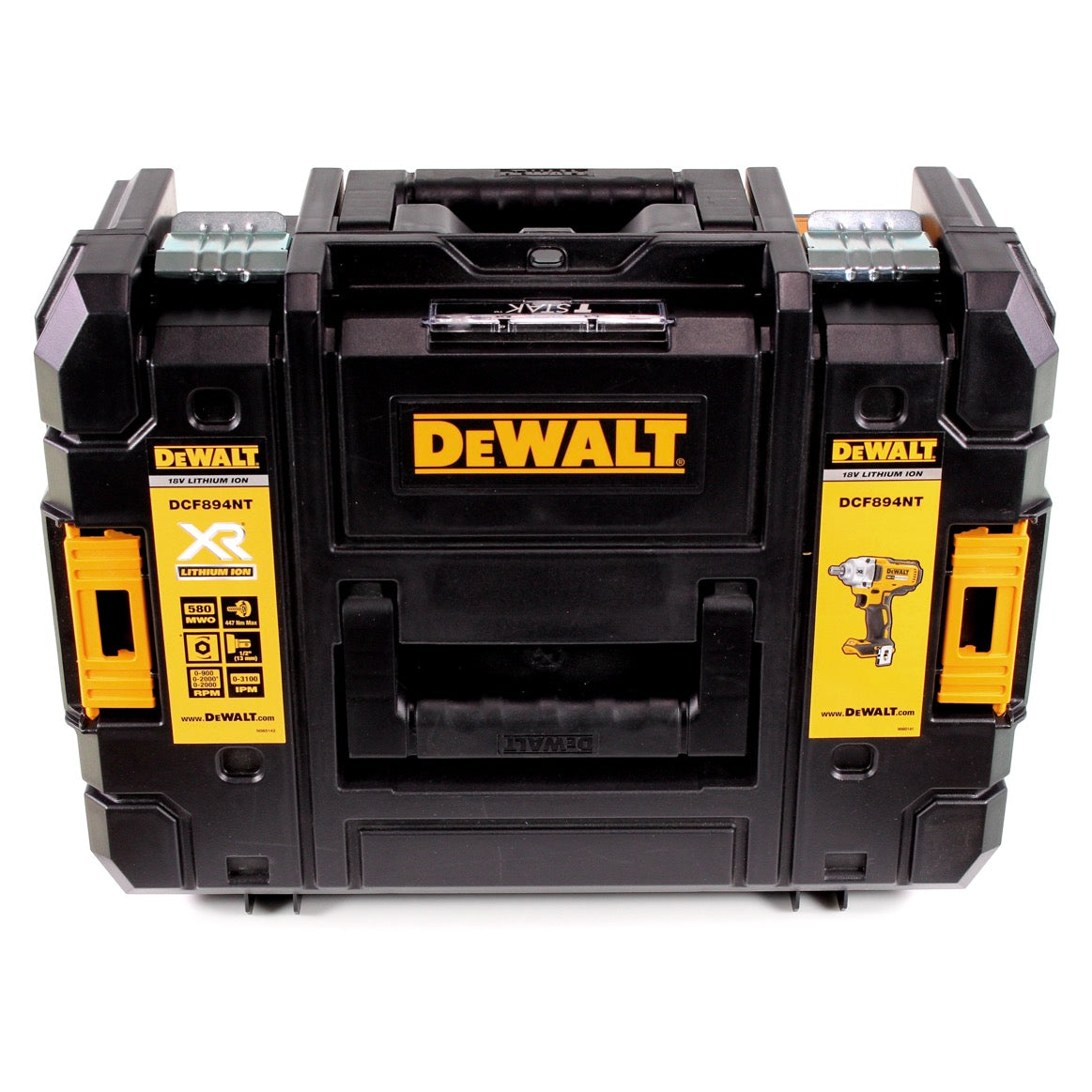 DeWalt DCF 894 NT Akku Schlagschrauber 18 V 447 Nm 1/2" Brushless + 1x Akku 2,0 Ah + TSTAK - ohne Ladegerät - Toolbrothers