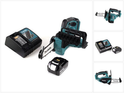 Makita DUC 122 RM1 18 V Li-Ion Akku Kettensäge + 1x BL1840 4,0 Ah Akku + DC18RC Ladegerät - Toolbrothers