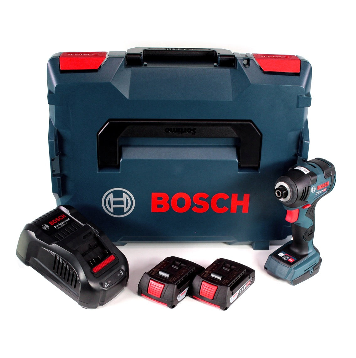 Bosch GDR 18 V-200 C Akku Drehschlagschrauber 18 V 1/4" in L-Boxx + 2 x 2,0 Ah Akku + Ladegerät - Toolbrothers