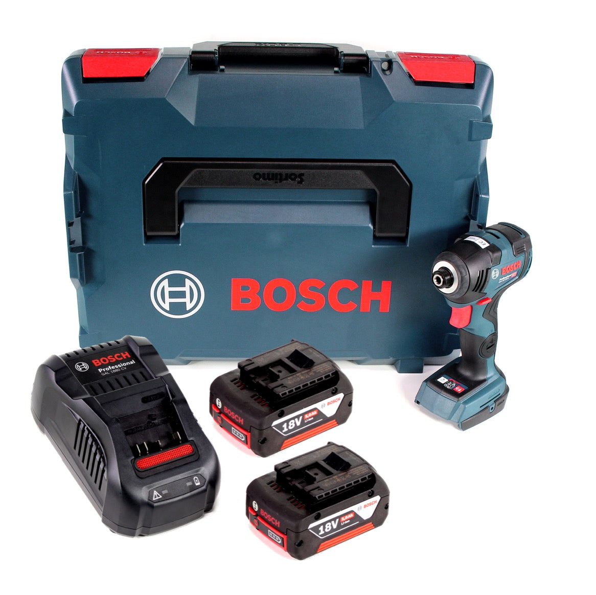 Bosch GDR 18 V-200 C Akku Drehschlagschrauber 18 V 1/4" in L-Boxx + 2 x 5,0 Ah Akku + Ladegerät - Toolbrothers