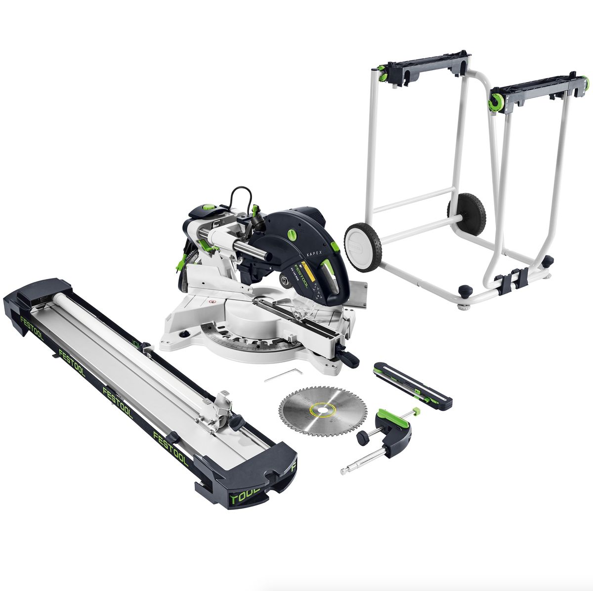 Festool KS 120 REB-Set-UG Kapp Zugsäge KAPEX 1600W 260mm ( 575313 ) + Untergestell + Zubehör - Toolbrothers