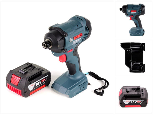 Bosch GDR 18 V-160 Akku Drehschlagschrauber 18V 1/4" + 1x Akku 6,0Ah + Einlage - ohne L-Boxx, ohne Ladegerät - Toolbrothers