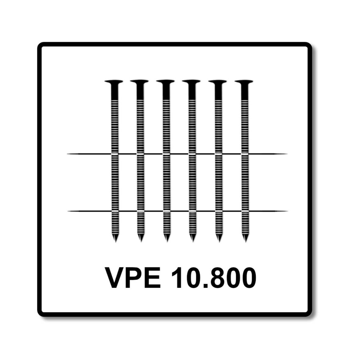 Prebena CNW25/45BKRI Coilnägel blank mit Ringschaft - 10800 Stück - Toolbrothers