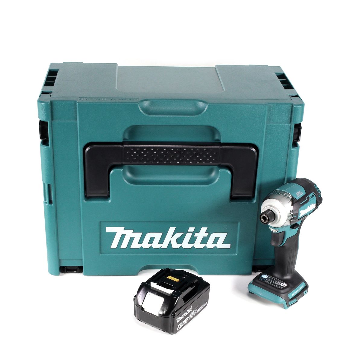 Makita DTD 170 RT1J Akku Schlagschrauber 18V 175Nm Brushless + 1x Akku 5,0Ah + Makpac - Toolbrothers