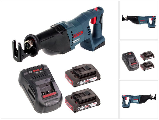 Bosch GSA 18 V-Li Akku Säbelsäge 18V + 2x Akku 2,0Ah + Ladegerät - Toolbrothers