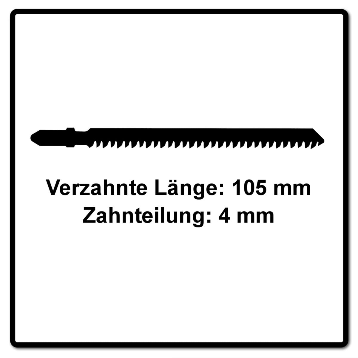 Festool S 105/4 FSG/40 WOOD Universal Stichsägeblatt 105 mm 40 Stk. ( 2x 204332 ) geschränkte Zähne, konisch geschliffen, HCS Stahl - Toolbrothers