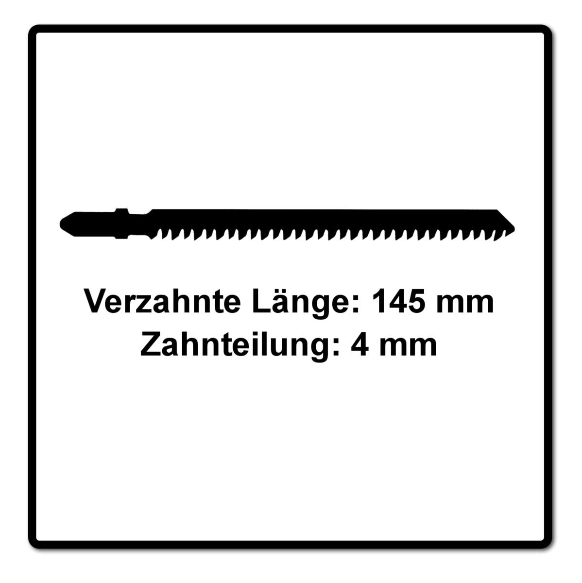 Festool S 145/4 FSG/10 WOOD Universal Stichsägeblatt 145 mm 10 Stk. ( 2x 204335 ) geschränkte Zähne, konisch geschliffen, HCS Stahl - Toolbrothers