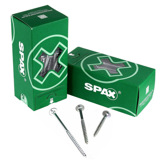 SPAX HI.FORCE Tellerkopfschraube 8,0 x 160 mm 50 Stk. ( 0251010801605 ) Teilgewinde Torx T-STAR plus T40 4CUT WIROX - Toolbrothers