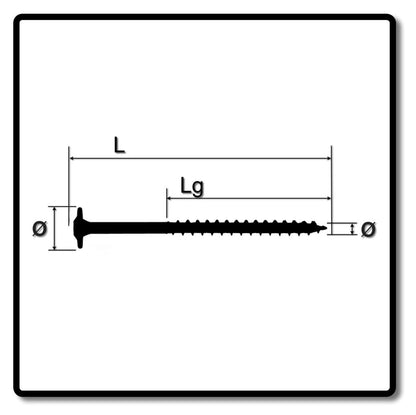 SPAX HI.FORCE Tellerkopfschraube 8,0 x 180 mm 50 Stk. ( 0251010801805 ) Teilgewinde Torx T-STAR plus T40 4CUT WIROX - Toolbrothers