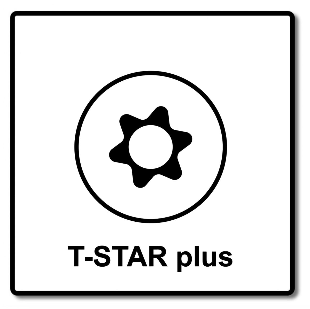 SPAX Tellerkopfschraube flach 5,0 x 77 mm 150 Stk. ( 0251010500775 ) Teilgewinde Torx T-STAR plus T20 4Cut WIROX - Toolbrothers