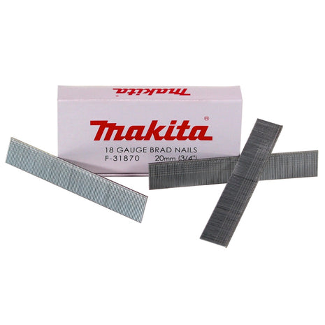 Makita Stauchkopfnagel Brads 20mm 5000 Stück galvanisiert ( F-31870 ) für Makita Nagler DBN500/AF505/AF506 - Toolbrothers