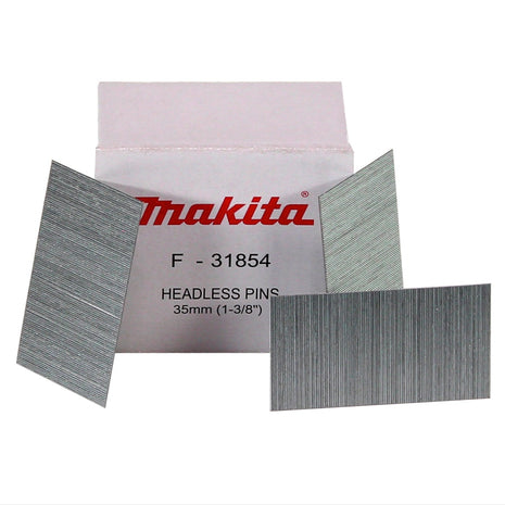 Makita Stifte Pins 35 x 0,6 mm 10000 Stück ( F-31854 ) für Akku Pintacker DPT 351 / DPT 353 - Toolbrothers