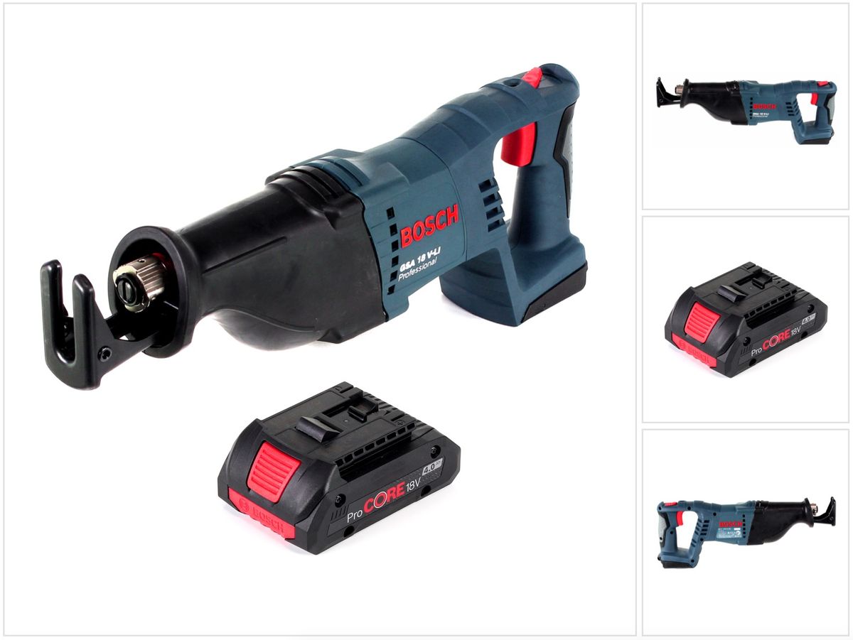 Bosch GSA 18 V-Li Akku Säbelsäge 18V + 1x Akku 4,0Ah - ohne Ladegerät, ohne Koffer - Toolbrothers