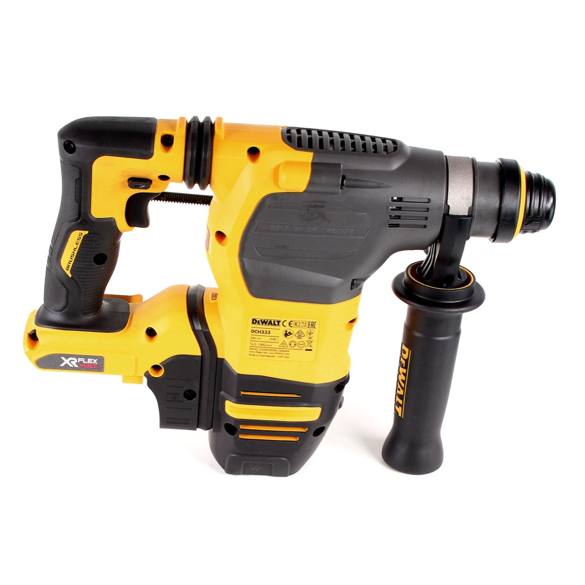 DeWalt DCH 333 NT Akku Kombihammer 54 V SDS-Plus Brushless Solo in TSTAK Box VI - ohne Akku, ohne Ladegerät - Toolbrothers