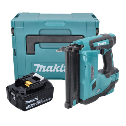 Makita DBN 500 T1J Akku Stauchkopfnagler 18 V 15-50 mm + 1x Akku 5,0 Ah + Makpac - ohne Ladegerät - Toolbrothers