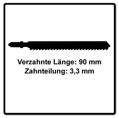 Festool HM 90/3,3/2 Plastics Laminate Stichsägeblatt 90 mm 2 Stk. ( 2x  204269 ) für Laminat- und melaminharzgebundene Platten - Toolbrothers