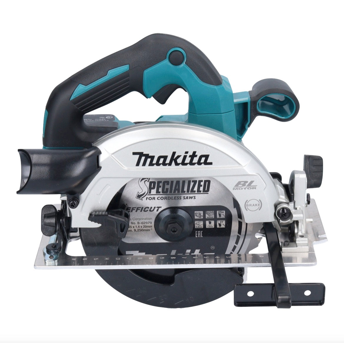 Makita DHS 661 T1JU Akku Handkreissäge 18 V 165 mm Brushless + 1x 5,0Ah Akku + Makpac - ohne Ladegerät - Toolbrothers