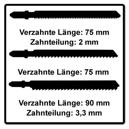 Festool STS-Sort/11 PLASTICS Stichsägeblatt-Set 11 Stk. ( 204336 / 204268 / 204269 ) für sämtliche Kunstoffe / Laminat - Toolbrothers