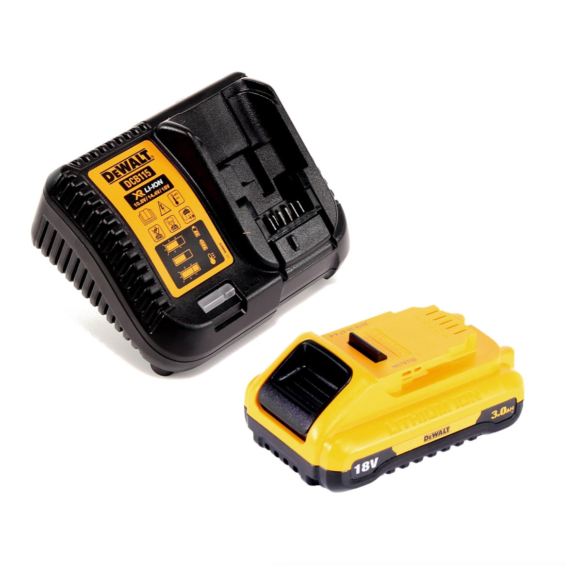 DeWalt DCB 115 L1 Akku Starter Set 18V mit Ladegerät + 1x Akku DCB 187 3,0Ah - Toolbrothers