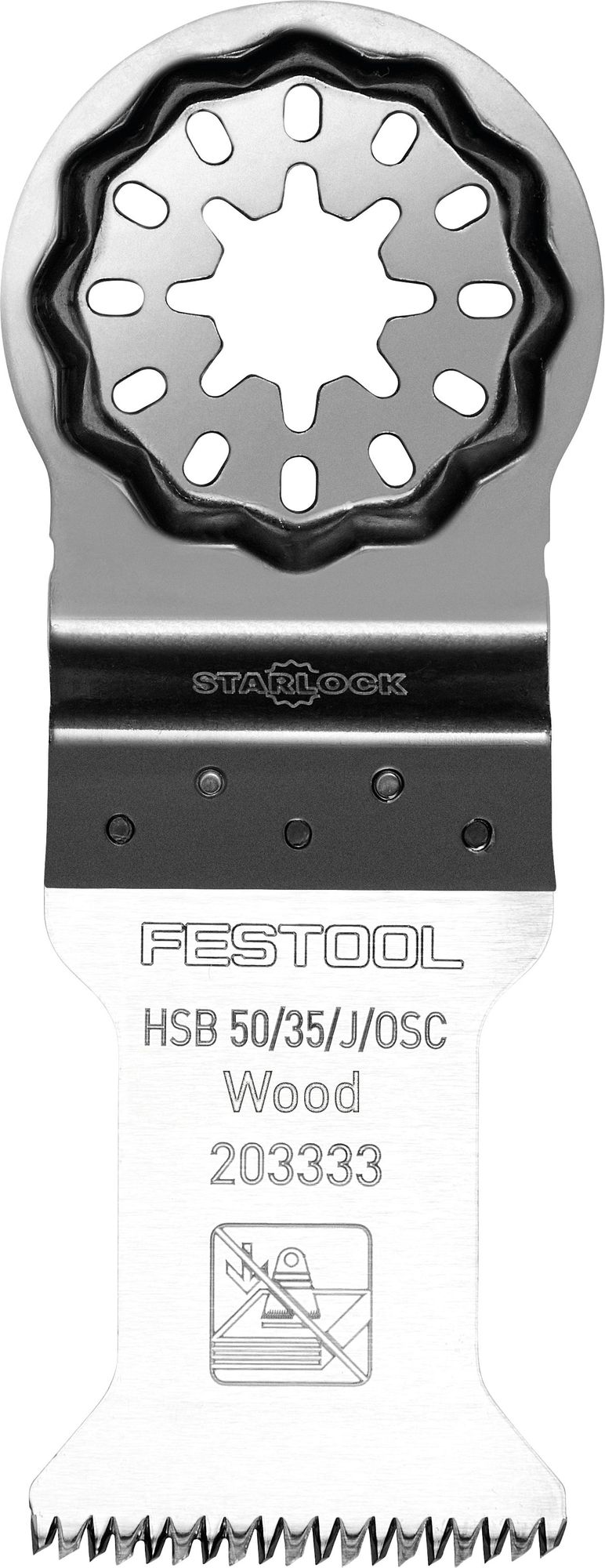 Lame de scie à bois Festool HSB 50/35/J/OSC/5 (203333) pour OSC 18