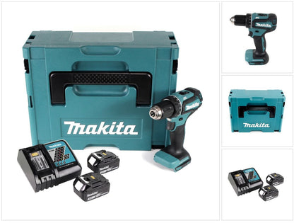 Makita DDF 485 RFJ Akku Bohrschrauber 18V 50Nm im Makpac + 2x 3,0 Ah Akku + Ladegerät - Toolbrothers