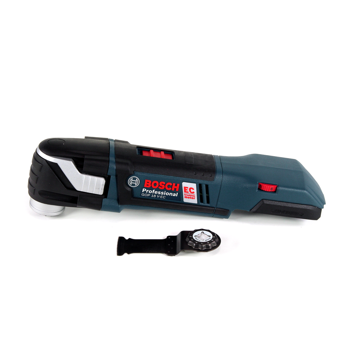 Bosch GOP 18 V-EC Professional Multi Cutter Multifunktionswerkzeug OIS / Starlock + 1x 6,0 Ah Akku und Ladegerät - Toolbrothers