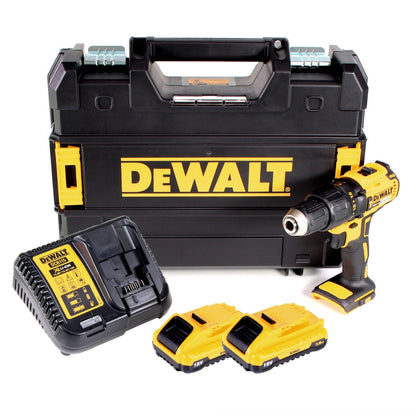 DeWalt DCD 778 L2T Akku Schlagbohrschrauber 18V 65Nm + 2x Akkus 3,0Ah + Ladegerät in TSTAK Box - Toolbrothers