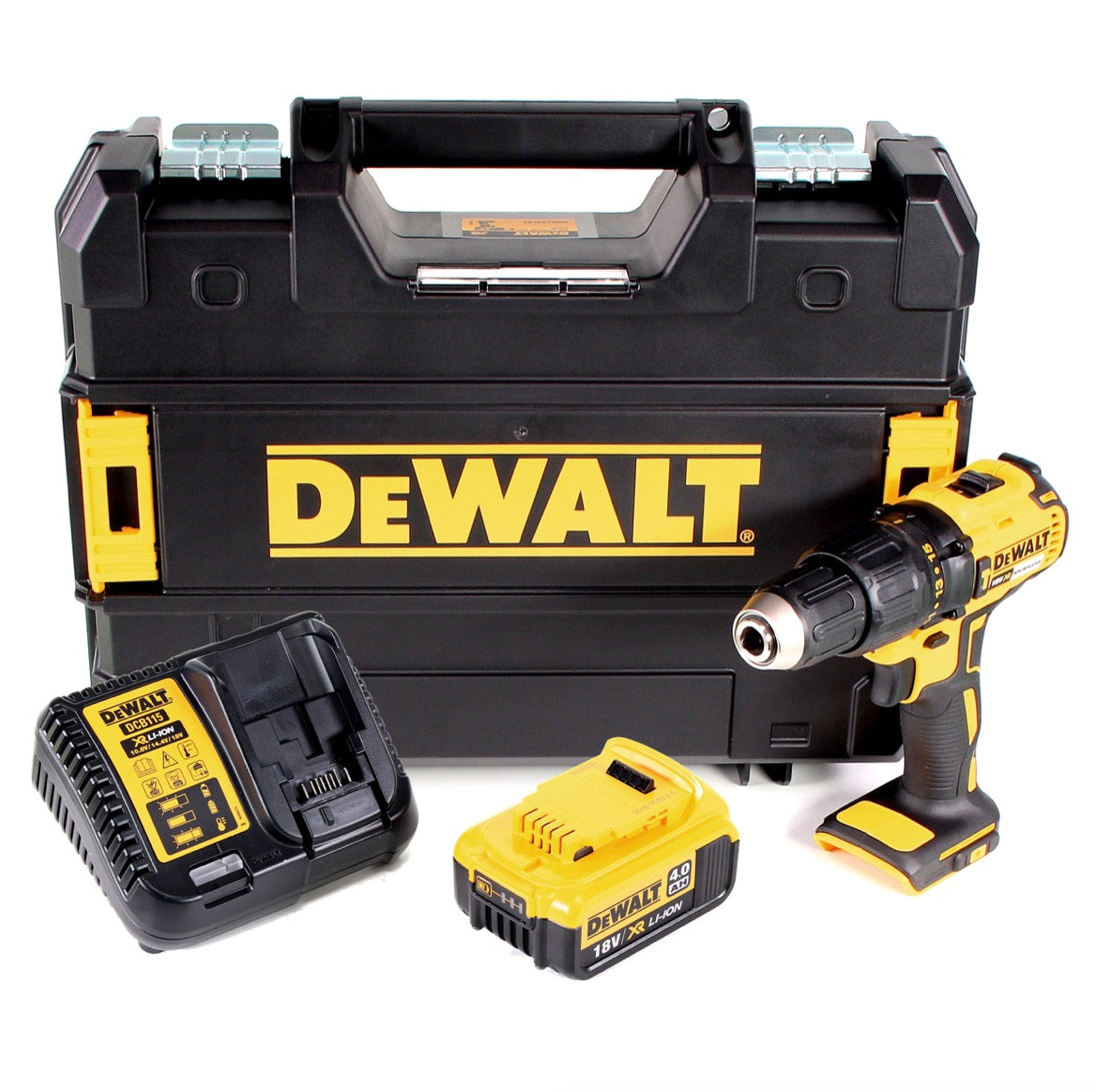 DeWalt DCD 778 M1T Akku Schlagbohrschrauber 18V 65Nm + 1x Akku 4,0Ah+ Ladegerät in TSTAK Box - Toolbrothers