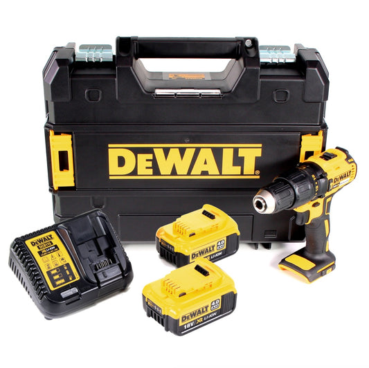 DeWalt DCD 778 M2T Akku Schlagbohrschrauber 18V 65Nm + 2x Akkus 4,0Ah + Ladegerät in TSTAK Box - Toolbrothers