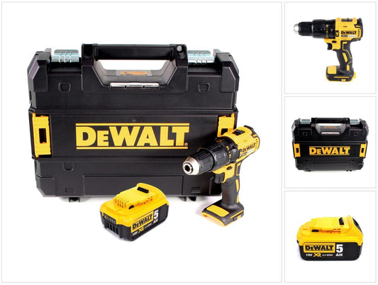 DeWalt DCD 778 NT Akku Schlagbohrschrauber 18V 65Nm + 1x Akku 5,0 Ah in TSTAK Box - ohne Ladegerät - Toolbrothers