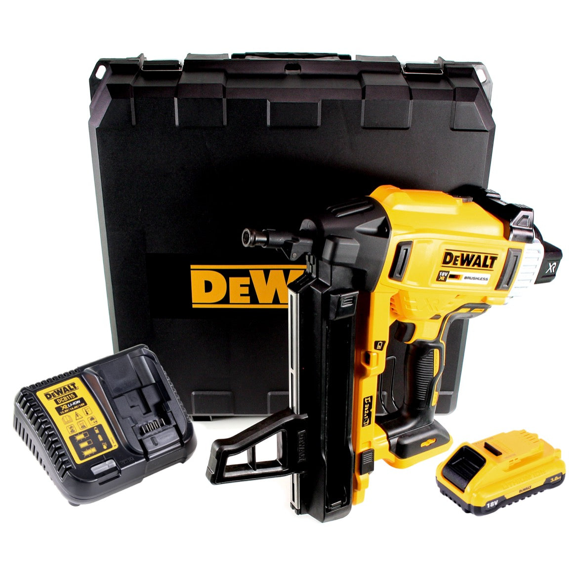 DeWalt DCN 890 L1 Akku Nagler 18 V Li-Ion Brushless im Koffer + 1 x 3,0 Ah Akku + Ladegerät - Toolbrothers