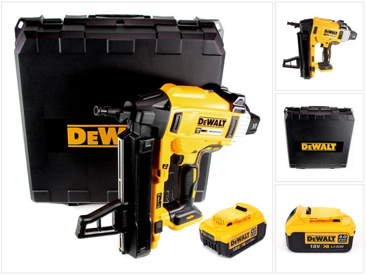 DeWalt DCN 890 NT Akku Nagler 18 V Li-Ion Brushless im Koffer + 1 x 4,0 Ah Akku - ohne Ladegerät - Toolbrothers