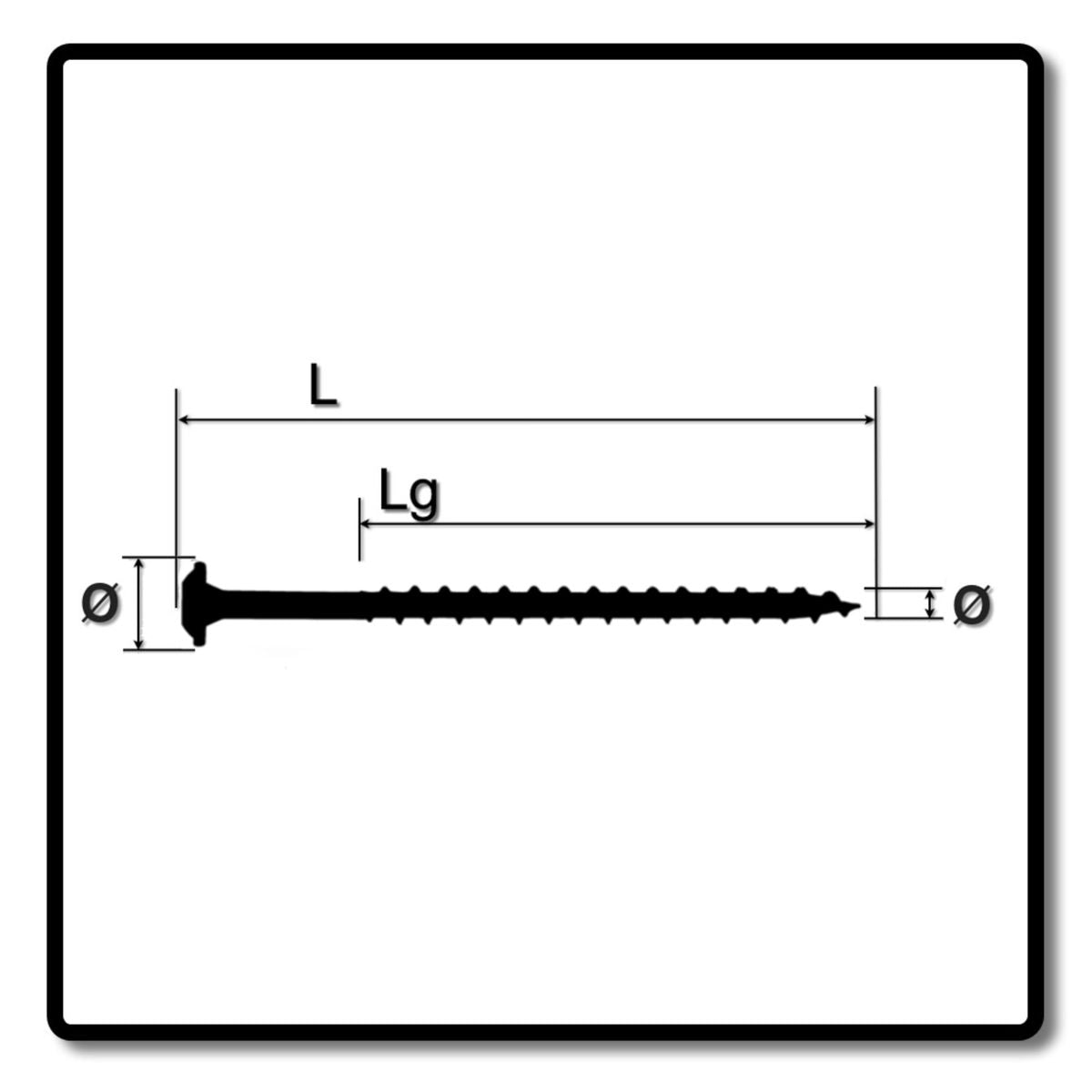 SPAX HI.FORCE Tellerkopfschraube 6,0 x 80 mm 500 Stk. ( 5x 0251010600805 ) Vollgewinde Torx T-STAR plus T30 4CUT WIROX - Toolbrothers