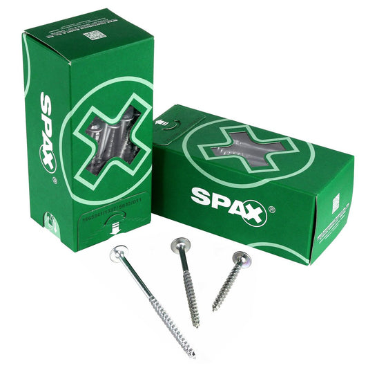 SPAX HI.FORCE Tellerkopfschraube 8,0x180mm 250Stk. ( 5x 0251010801805 ) Teilgewinde Torx T-STAR plus T40 4CUT WIROX - Toolbrothers