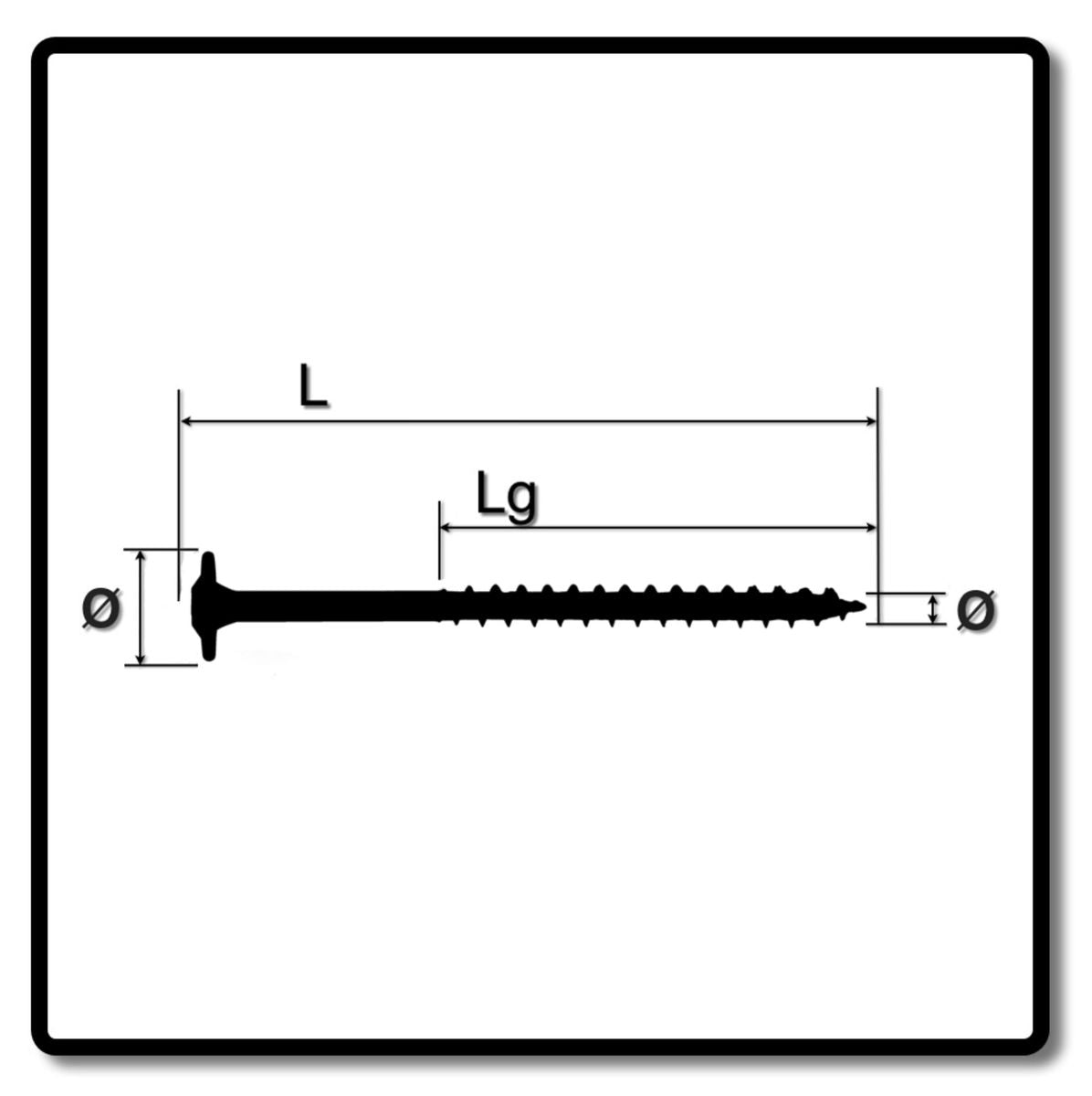 SPAX HI.FORCE Tellerkopfschraube 8,0 x 240 mm 250 Stk. ( 5x 0251010802405 ) Teilgewinde Torx T-STAR plus T40 4CUT WIROX - Toolbrothers