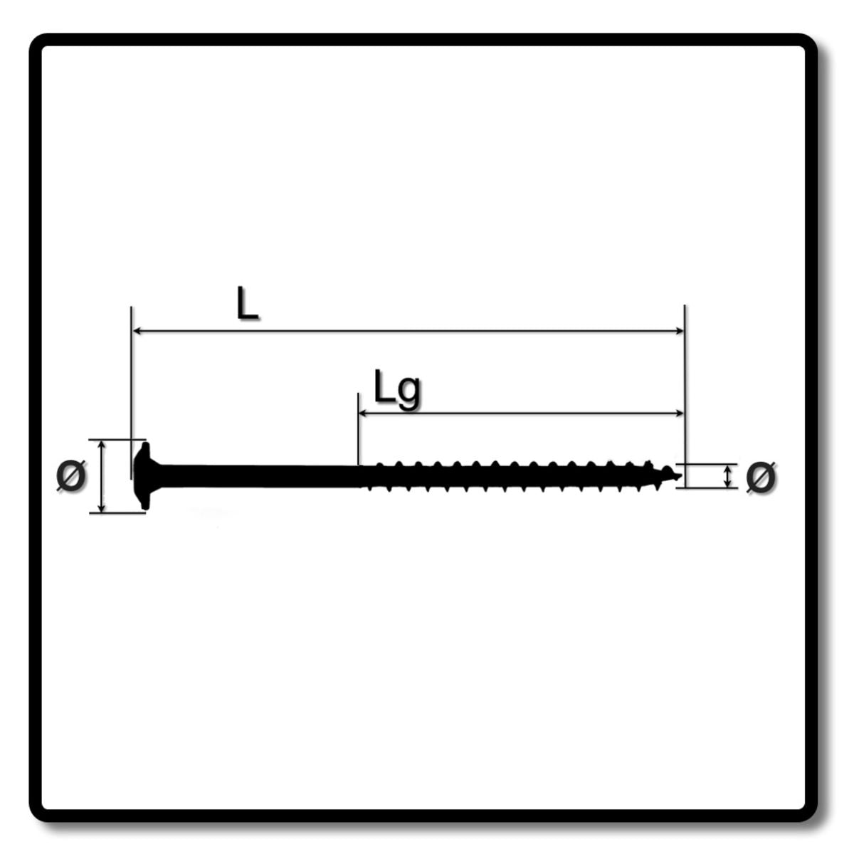 SPAX HI.FORCE Tellerkopfschraube 6,0 x 140 mm 200 Stk. ( 2x 0251010601405 ) Teilgewinde Torx T-STAR plus T30 4CUT WIROX - Toolbrothers