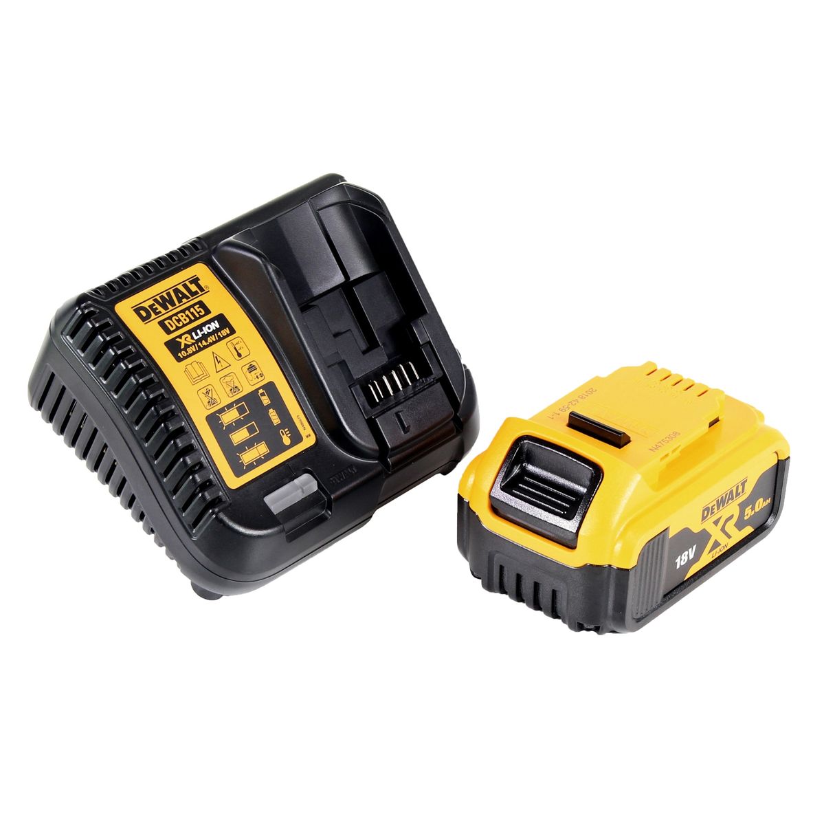 DeWalt DCD 785 P1 Akku Schlagbohrschrauber 18V 60Nm + 1x Akku 5,0 Ah + Ladegerät im TSTAK Koffer - Toolbrothers