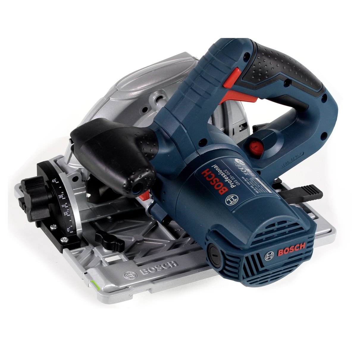 Bosch GKS 55+ GCE Handkreissäge 1350W 165 mm ( 0601682100 ) 165 mm HEAVY DUTY + Sägeblatt - Toolbrothers