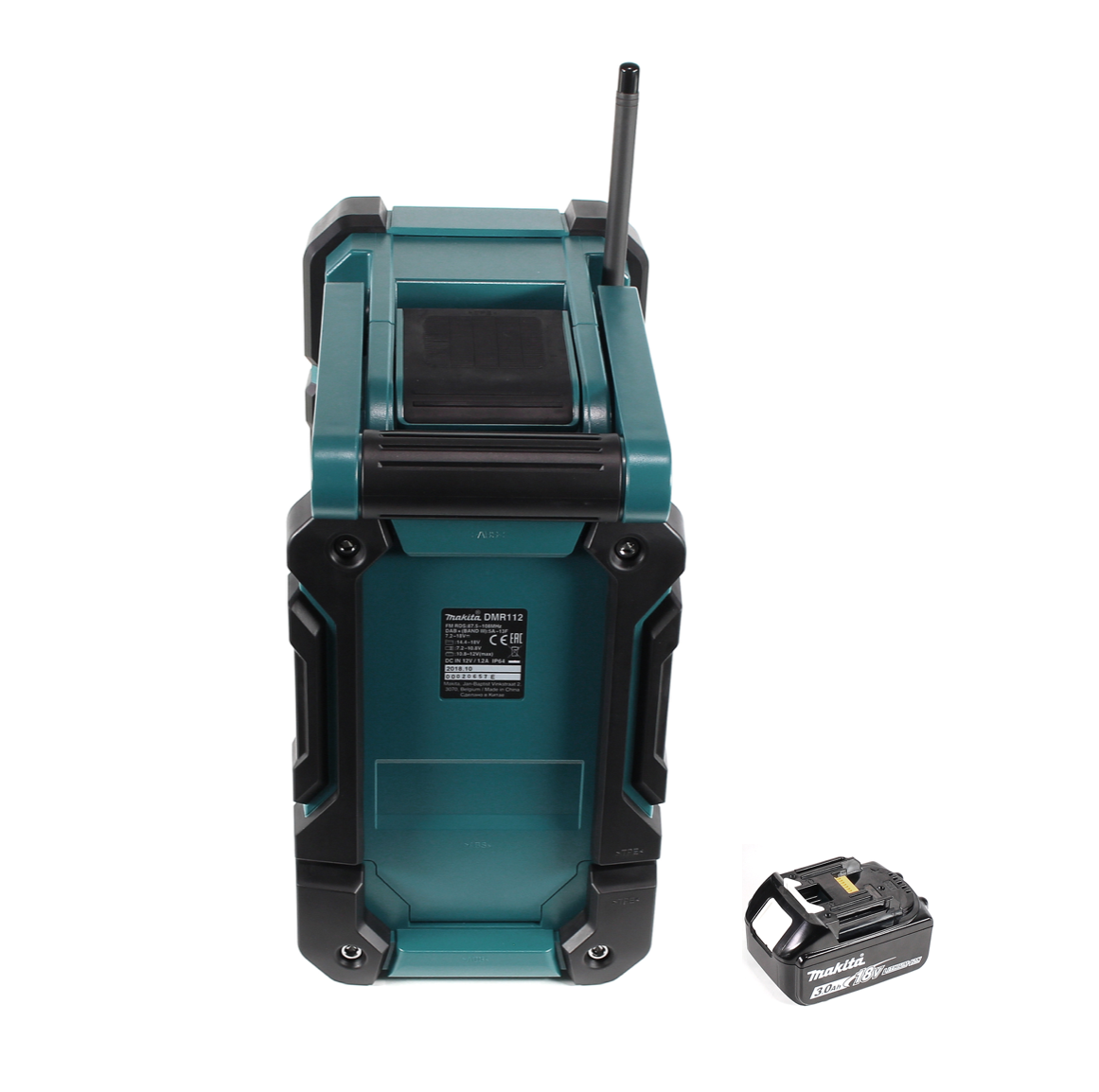 Makita DMR 112 F1 Akku Baustellen Radio 7,2 - 18V Bluetooth DAB+ + 1x 3,0Ah Akku - ohne Ladegerät - Toolbrothers