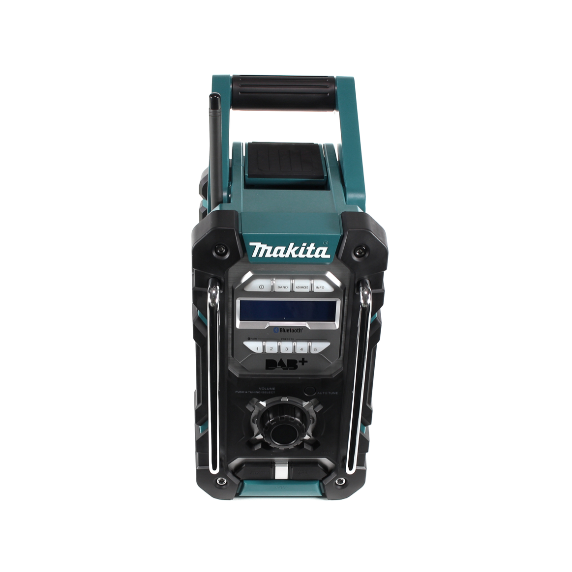 Makita DMR 112 RG Akku Baustellen Radio 7,2 - 18V Bluetooth DAB+ + 2x 6,0Ah Akku + Ladegerät - Toolbrothers