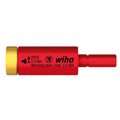 Wiha Drehmoment Easy Torque Adapter 2,5 Nm für slimBits ( 41343 ) - Toolbrothers