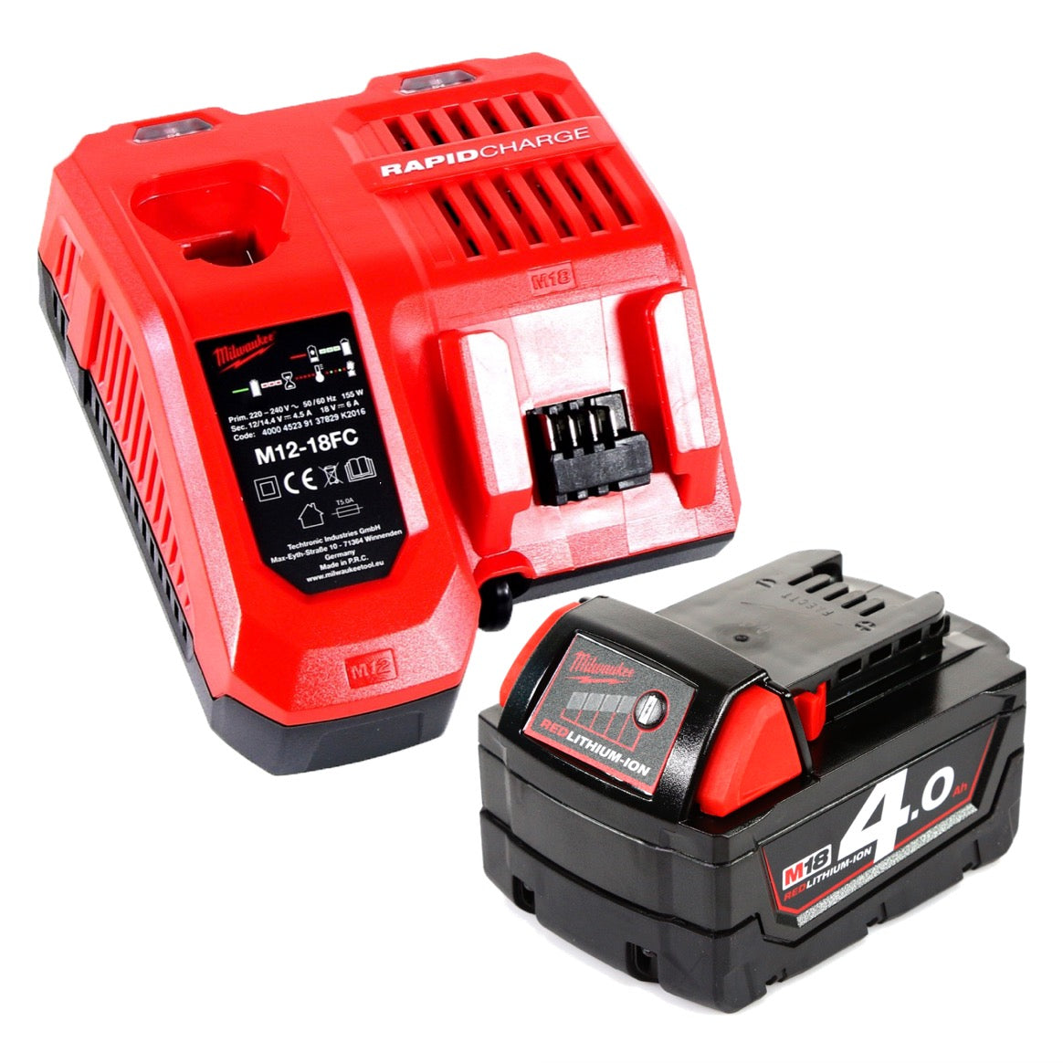 Milwaukee M18 LL-401C LED Akku Laternenleuchte 18 V Li-Ion + 1x 4,0 Ah Akku + Ladegerät - Toolbrothers